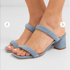 aeydē | Corey suede mule sandals | NWT